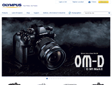 Tablet Screenshot of olympus.com.au