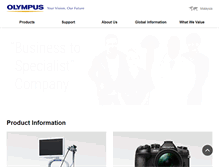Tablet Screenshot of olympus.com.my