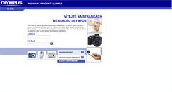 Desktop Screenshot of obchod.olympus.cz