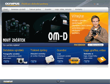 Tablet Screenshot of partneri.olympus.cz